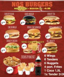 Menu Crousty'show - Les burgers