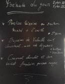 Menu La Cave - Formule du jour