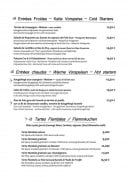 Menu Au Riesling - Entrées et tartes flambées 