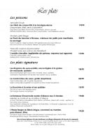 Menu Au Cheval Blanc - plats