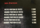 Menu Pid'n Piz - Les  portions