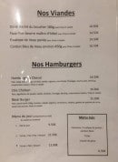 Menu L’Angélus - Viandes et hamburgers 