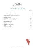 Menu Amitié - Les bourgognes rouges