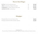 Menu Kastenwald - Les vins suite et champagnes