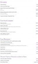 Carte et menu de Auberge des lavandières à Bergheim — Les entrées, plats et desserts