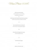 Menu La Rochette - Le menu plaisir