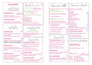 Menu Fuchsia - La carte Samedi