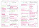 Menu Fuchsia - La carte semaine