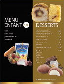 Menu Tokoyo - Le menu enfant et desserts