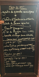 Menu Café Joseph - L'ardoise