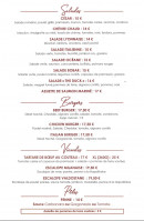 Menu Caffe Bobar - Les salades, burgers et viandes, ...