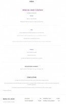 Menu ConfluTime - Le menu