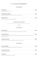 Menu Léon de b - Les burgers, salades et viandes