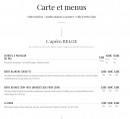 Menu Léon de b - Carte et menus