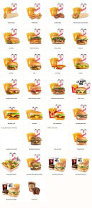 Menu Quick - Les burgers