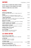 Carte et menu de The Salmon Shop à Lyon 2 — Les entrées, plats et assiettes