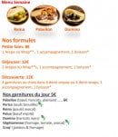 Menu Arepado - Les formules 