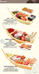 Menu Edomae sushi - Les menus bateau