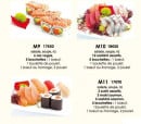 Menu Edomae sushi - Les menus: M9 et M10 et M11