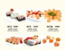 Menu Edomae sushi - Les menus: M12, M13, M14 ...