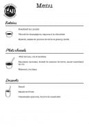 Menu L'Amuse Bouche - Un exemple de menu de la semaine
