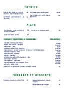 Carte et menu de Noé Atelier de la Mer à Lyon 3 — Les entrées, plats et desserts, ...