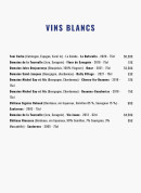 Carte et menu de Noé Atelier de la Mer à Lyon 3 — Les vins blancs suite