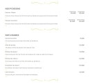 Menu Restaurant Africana - Les poissons et viandes