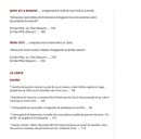 Menu 36 Le Cosy - Les menus