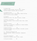 Menu Cocozza - Les apéritifs