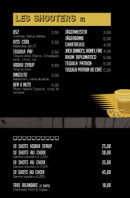 Menu Koby - Les shooters