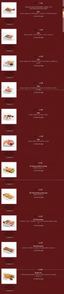 Menu Yoshi - Les Menus