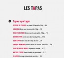 Menu Baràgones - Les tapas