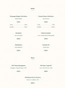 Menu Grive - Les bulles, rosés