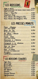 Menu L'Authentik - Les boissons