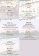 Menu Les terrasses de lyon - Les menus