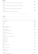 Menu Haru - Onigri et sushis