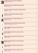 Menu Les domaines qui montent - Exemples de vins page 3
