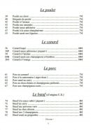 Menu Nouveau Pavillon - Les poulets, canards, porcs,...