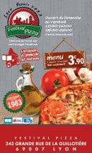 Menu Festival Pizza - Carte et menu Festival Pizza Lyon 7
