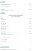 Carte et menu de Le French Fumoir à Lyon 7 — Les entrées, viandes, ...