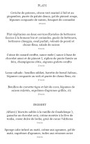 Menu picaflores - Les menus  soir suites