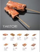 Menu Ahika - Les yakitoris 
