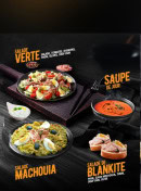 Menu Le 131 - Les salades vertes , saupes de jours et salades machouia,....