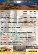Menu Oasis Grand Trou - Les menus à la carte