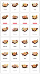 Menu Pizzalif - Les pizzas