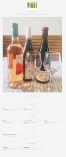 Menu Ziggy - Les vins en bouteilles