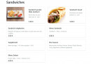 Carte et menu de Bombay Tandoori à Villeurbanne — Les sandwichs