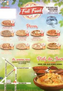 Carte et menu de Couscous full food à Villeurbanne — Les pizzas