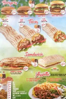 Carte et menu de Couscous full food à Villeurbanne — Les burgers, sandwichs et tacos,...